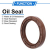 Make Model Oil Seal 35x47x7mm Brown 2 x Rotary Shaft Seal FKM Rubber