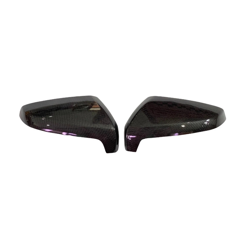 Isuzu D-Max, MU-X Carbon Fiber Black Mirror Cover Trim (2020-2022)