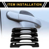 Ford Maverick (2022-2023) Glossy Black Car Door Handle Protector Set