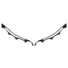 BMW 5 Series E60 Pair Headlight Eyebrow Eyelid Covers (2004-2010)