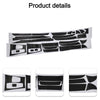 X5 E70 3D Carbon Fiber Interior DIY Trim Decals Black (2007–2013)