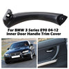 BMW E90 328i Black Left Side Inner Door Panel Handle Trim Cover (2007-2013)