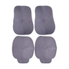 Set of 2 Gray Front Car Seat Covers