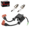 Yamaha 4-Stroke Outboard 6-9.9HP 25" Ignition Coil w/ Spark Plug