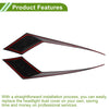 Honda Accord 11th (2023-2025) Black Headlight Eyebrow Cover