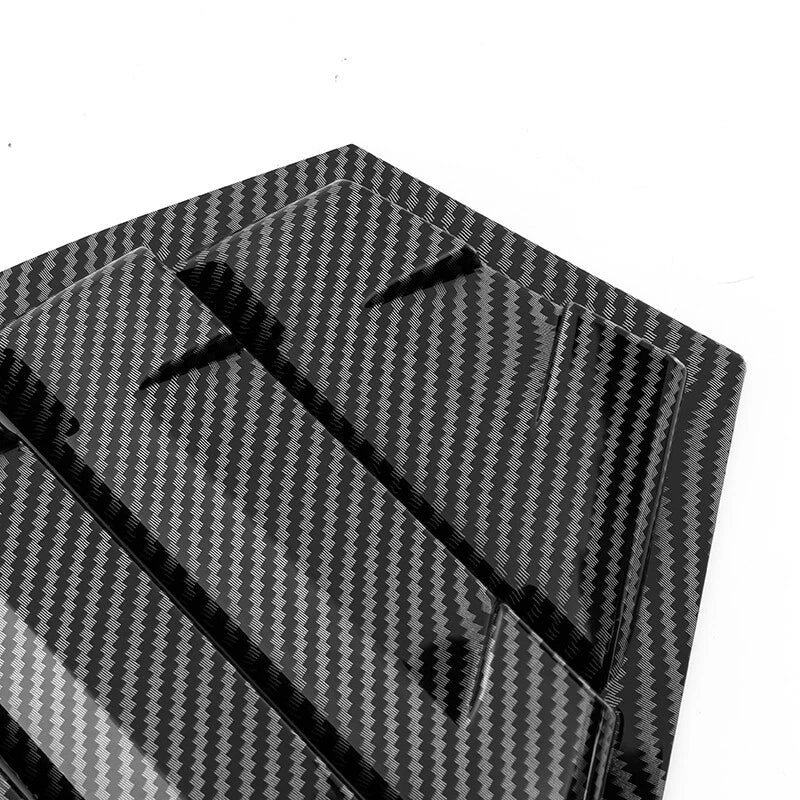 Nissan Sentra Carbon Style Rear Vent Window Scoop Louver Cover Trim (2020-2024)