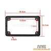 Harley Scooter Chopper Chrome Motorcycle License Plate Frame