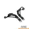 Harley Softail Fat Bob Black Rear Guards Crash Bar & Frame Slider (2018-2023)