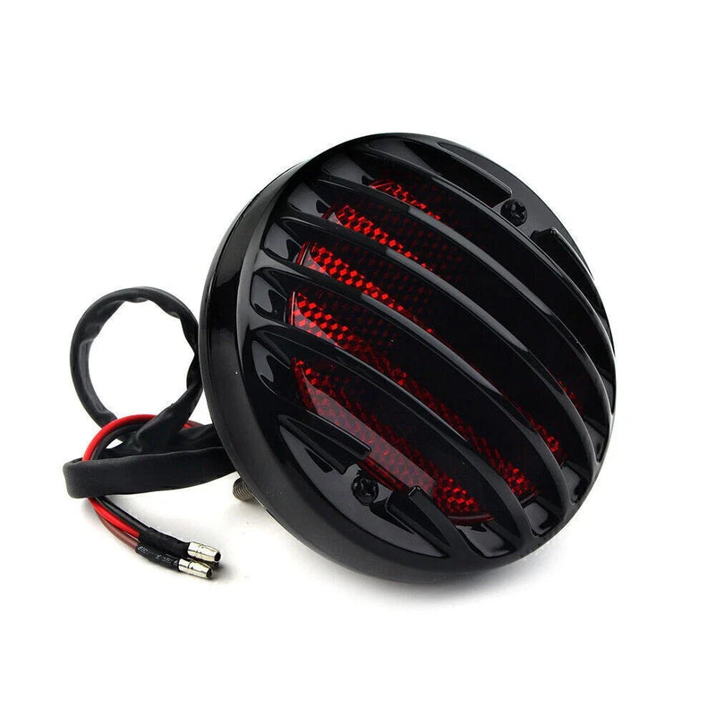 Harley Cruiser Cafe Racer Bobber Chopper Round Motorcycle Rear Tail Light