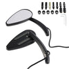 Harley Davidson Softail Dyna Black Mirrors Pair with Indicators (2000-2023)