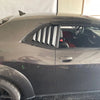 Dodge Challenger - Gloss Black Rear Side Window Louver Vent Cover (2008-2023)