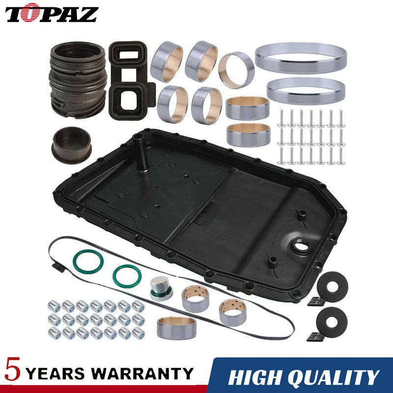 BMW E82 E84 E89 E90 Trans Oil Pan & Repair Kit with Gasket & Drain Plug