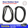 Door Rubber Seal Weatherstrip Front LH+RH Fits Toyota KE10 2D Sedan 1966-70 D05