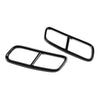 Audi Q7 Black Rear Exhaust Muffler Tail Pipe Covers (2016-2019)