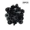 Nissan 20PCS 8mm Hole Dia Rivet Fastener Mud Flaps Bumper Fender Push Clips