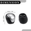 Hyundai IX35 (2009-2015) Black Leather 5 Speed Manual Gear Shift Knob