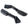 Harley Dyna Fat Bob Low Rider Super Glide Black Rear Footpeg Mounts (2006-2017)