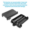 Car Auto Battery 7 Way Multi Fuse Block Box Holder (12-32V)