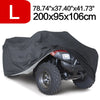 Quad Bike ATV L 200x95x106cm Black 190T Waterproof Motorcycle Cover