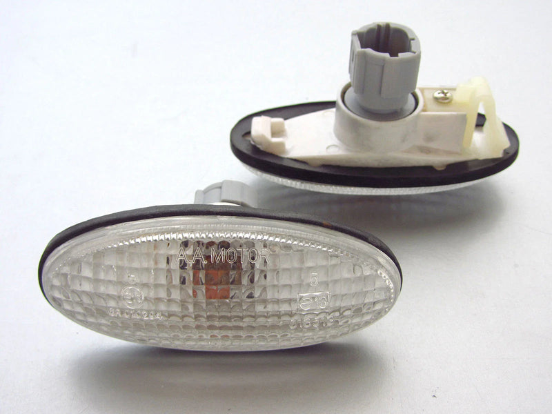 Nissan Navara D22 Clear Guard Side Turn Signal Lights (1997-2005)