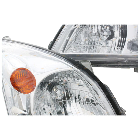 Toyota Prado 120 Series LH+RH / Pair / Chrome Headlights (2002–2009)