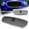 Jaguar XE (2015-2018) Black / Silver Front Bumper Upper Grille Radiator Grill