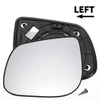 KIA Picanto Left Side White Mirror Glass w/ Back Non-heated (2012-2020)