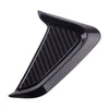 Car Carbon Fiber Style Side Marker Fender Air Wing Vent Trim Cover