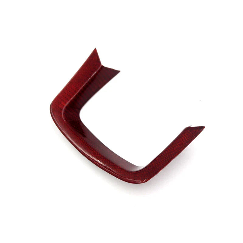 Range Rover Sport Red Carbon Fiber Steering Wheel Lower Cover Sticker Fit