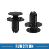 Hyundai Accent 10 Pcs Push-Type Retainer Clips (2000-2005)