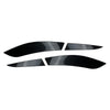 VW Golf 6 Carbon Fiber Rear Tail Light Eyelid Trim Cover (2008-2013)