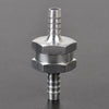 Fuel Petrol Diesel Aluminum 5 x 6mm 1/4" Non-Return Check Valve