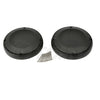Harley Touring 6.5" Black Lower Vented Speaker Grills (1983-2024)