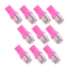 Instrument Panel & License 10Pc T10 194 Pink 5050 5SMD LED Light Bulbs