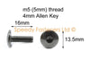 Honda CBR 600 900 Fireblade VTR VFR Stainless Steel Fairing Bolts m5 m6
