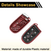 Dodge Charger 2016 (2016) - 2 x Button Black Red Key Fob Shell Case