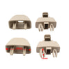 Volkswagen Passat, Audi A6 Sun Visor Support Retainer Hook Clips (2005-2010)