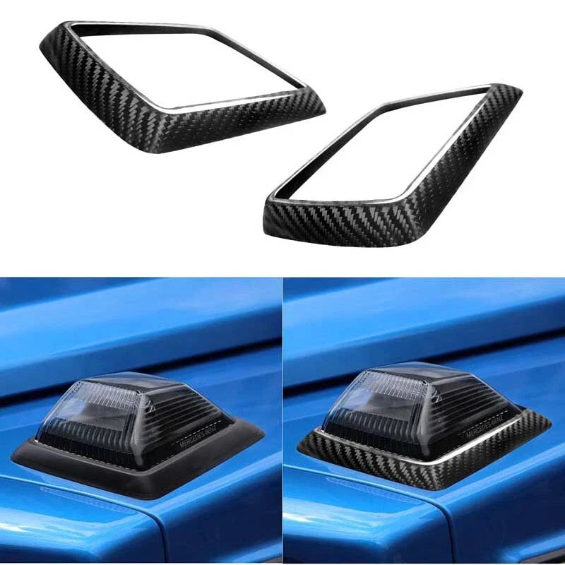 Benz G-Class 2019-2020 Carbon Fiber Side Marker Lamp Turn Signal Cover Trim