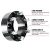 4pcs 2" Thick M12x1.5 6x5.5" Wheel Spacers Adapters