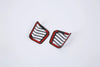 Jeep Wrangler JL Carbon Fiber 2 x Front Side Air Vent Cover Trim (2018-2023)