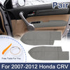 Honda CR-V 1 Pair Synthetic Leather Front Door Armrest Covers (2007-2012)