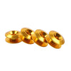 Trunk Hatch Lid 4PCS Yellow Quick Release Bumper Holder Clips