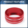Honda CR-V Red 3 x AC Media Volume Switch Knob Cover Ring (2023-2024)