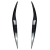 Ford Fiesta Carbon Fiber Front Headlight Eyebrow Cover Trim (2013-2017)