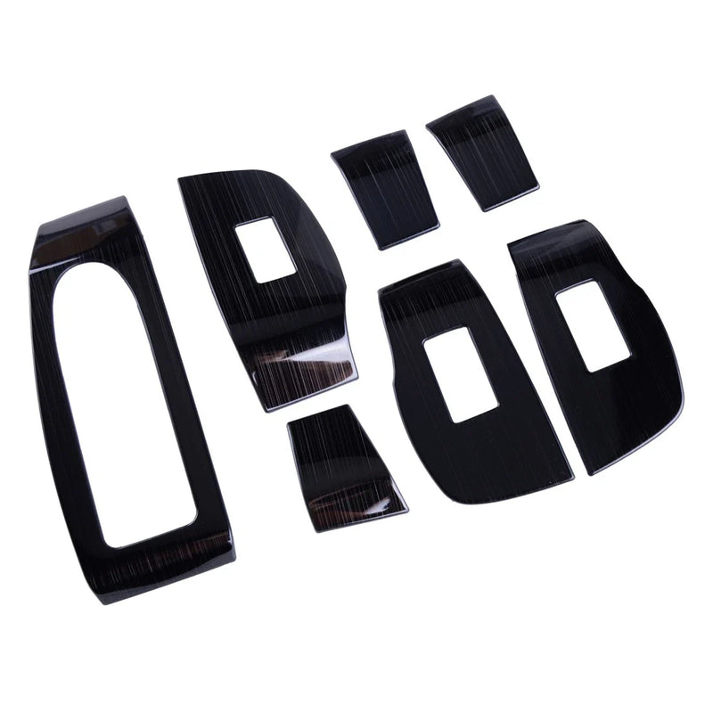Mazda 3 7PCS Black Ti Window Lift Switch Panel Trim (2019-2020)