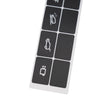BMW X5 DASH Button Stickers (2006–2013)