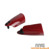 Harley Softail Standard 1" Handlebar & Handguard Red Set