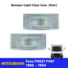 Front Bumper Light Lamp Pair Fits Mitsubishi Fuso FN527 FV87 Truck 1986-94 D06