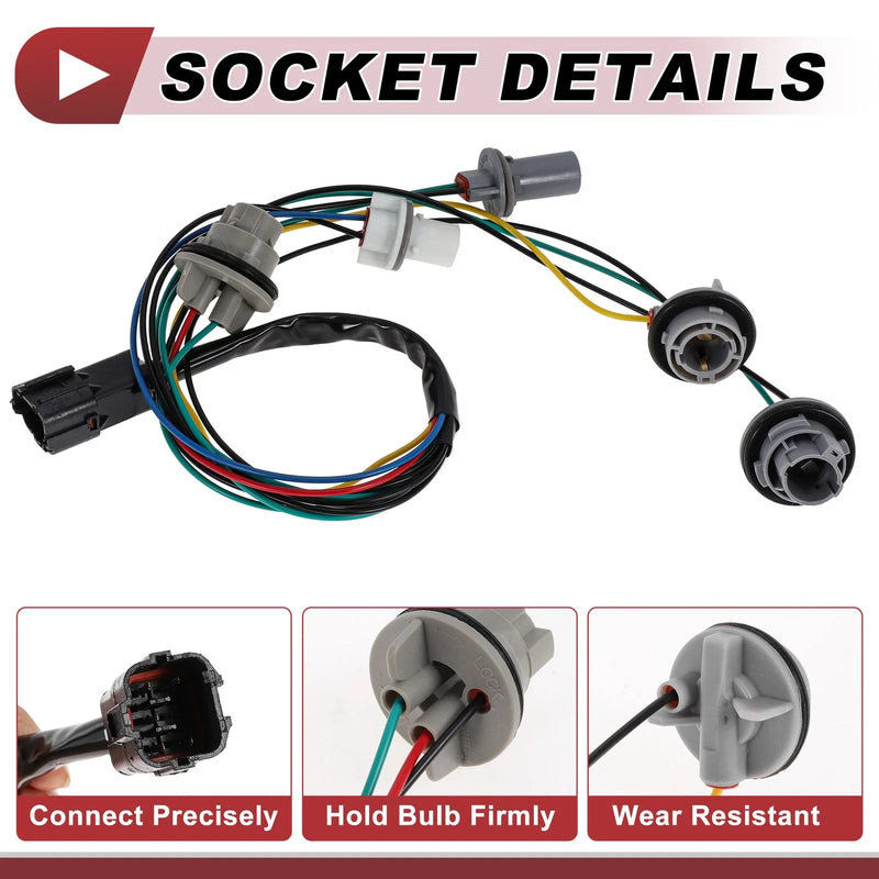 Kia Soul 2.0L I4 Tail Light Socket Wiring (2014-2019)