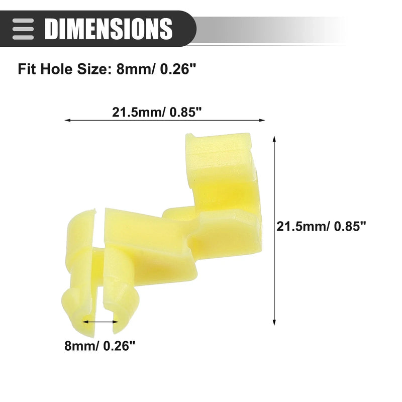 Toyota Tailgate Door Handle Lock Rod Clips